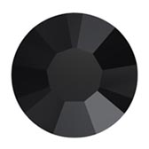 Preciosa ss20 Színes ragasztható kristály - JET (280)